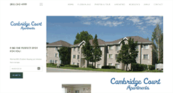 Desktop Screenshot of cambridgecourtapt.com